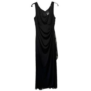 MSK Gothic evening gown new with‎ tags Women (12) 58in. Long black formal Dress
